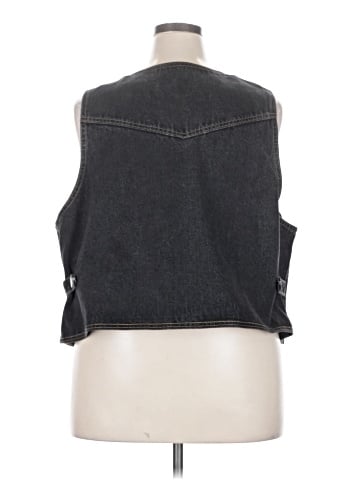 Universal Thread Denim Vest (view 2)