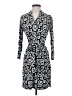 Donna Morgan Print Gray Casual Dress Size 4 - photo 1