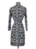 Donna Morgan Print Gray Casual Dress Size 4 - photo 2