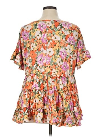 Haptics Short Sleeve Blouse (view 2)