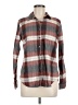 Weatherproof Plaid Brown Long Sleeve Button-Down Shirt Size M - photo 1