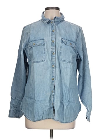 L.L.Bean Long Sleeve Button-Down Shirt (view 1)