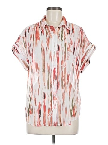 DKNY Short Sleeve Blouse (view 1)