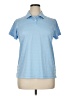 Adidas 100% Polyester Blue Short Sleeve Polo Size XL - photo 1