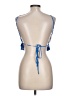 pretty garbage 100% Polyester Blue Sleeveless Top Size M - photo 2