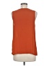 Collective Concepts 100% Polyester Orange Sleeveless Top Size M - photo 2