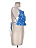 pretty garbage 100% Polyester Blue Sleeveless Top Size M - photo 4