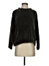 Max Studio 100% Polyester Metallic Black Turtleneck Sweater Size XS - photo 1