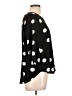 Le Lis Polka Dots Black 3/4 Sleeve Blouse Size L - photo 4