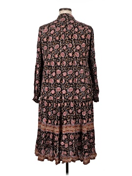 knox rose dresses Knox Rose Dress Womens S Orange Rust Flutter Short Sleeve Tier Maxi Floral Boho