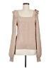 525 America 100% Cotton Tan Pullover Sweater Size M - photo 1