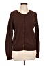 Basics 100% Cotton Brown Cardigan Size L - photo 1