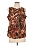 Chaus Brown Sleeveless Blouse Size 12 - photo 1