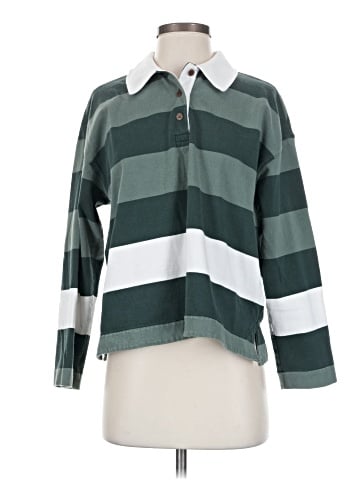 Madewell Rugby Long-Sleeve Polo Shirt (view 1)