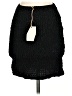Easel Solid Black Casual Skirt Size S - photo 2