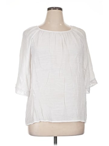 Counterparts 3/4 Sleeve Blouse (view 1)