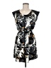 Bar III Graphic Gray Casual Dress Size M - photo 1