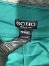 SOHO Apparel Ltd Solid Teal Active Pants Size L - photo 7