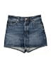 Express Blue Denim Shorts Size 6 - photo 1