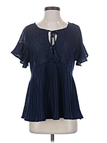 Vintage America Blues Short Sleeve Blouse (view 1)