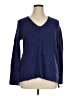 Nic + Zoe Blue Pullover Sweater Size XL - photo 1