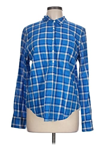 J.Crew Factory Store Long Sleeve Button-Down Shirt (view 1)