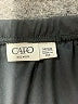 Cato 100% Polyester Solid Black Formal Skirt Size 14 - 16 - photo 4