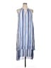 Mlle Gabrielle Stripes Blue Casual Dress Size XL - photo 1