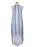 Mlle Gabrielle Stripes Blue Casual Dress Size XL - photo 2