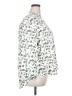Fun2Fun 100% Polyester Print White 3/4 Sleeve Blouse Size 2X - photo 4