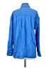 Zara Stripes Blue Long Sleeve Button-Down Shirt Size XS - photo 2