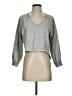 Pilcro 100% Cotton Gray Pullover Sweater Size XS - photo 1