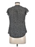 Covington 100% Polyester Gray Short Sleeve Blouse Size M (petite) - photo 2