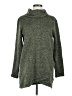 Lands' End 100% Polyester Green Turtleneck Sweater Size M - photo 1