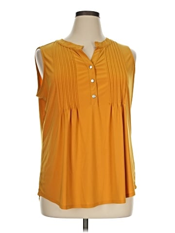 Notations Sleeveless Blouse (view 1)
