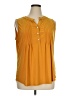 Notations Yellow Sleeveless Blouse Size 1X - photo 1