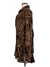 Next Animal Print Brown Casual Dress Size 8 - photo 5