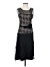 Komarov 100% Polyester Black Cocktail Dress Size Sm (1) - photo 1