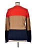 J.Crew Factory Store Color Block Orange Pullover Sweater Size XL - photo 2