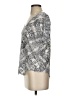 BCBGMAXAZRIA Paisley Silver Short Sleeve T-Shirt Size S - photo 5