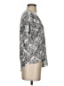 BCBGMAXAZRIA Paisley Silver Short Sleeve T-Shirt Size S - photo 4