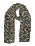 Chico's 100% Polyester Animal Print Multi Color Tan Scarf One size - photo 1