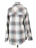 Thread & Supply 100% Polyester Plaid Gray Fleece Size S - photo 2