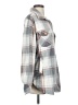 Thread & Supply 100% Polyester Plaid Gray Fleece Size S - photo 4