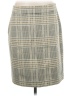 CAbi Plaid Gray Casual Skirt Size 8 - photo 1