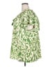 Rose + Olive Green Short Sleeve Blouse Size 2X - photo 5