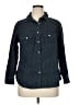Talbots Blue 3/4 Sleeve Button-Down Shirt Size XL (estimated) - photo 1