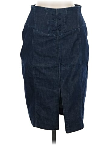 Express Design Studio Denim Skirt (view 2)