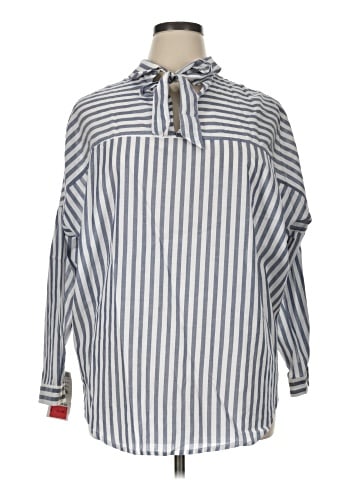 Zara Basic Long Sleeve Blouse (view 1)