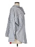 Zara Basic 100% Cotton Stripes Blue Long Sleeve Blouse Size XL - photo 4